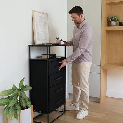tinge Zana Premium Fabric Dresser - Image 7