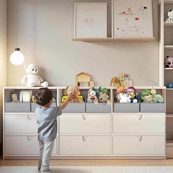 DIMJ Closet Storage Bins 8 Pack - Image 3
