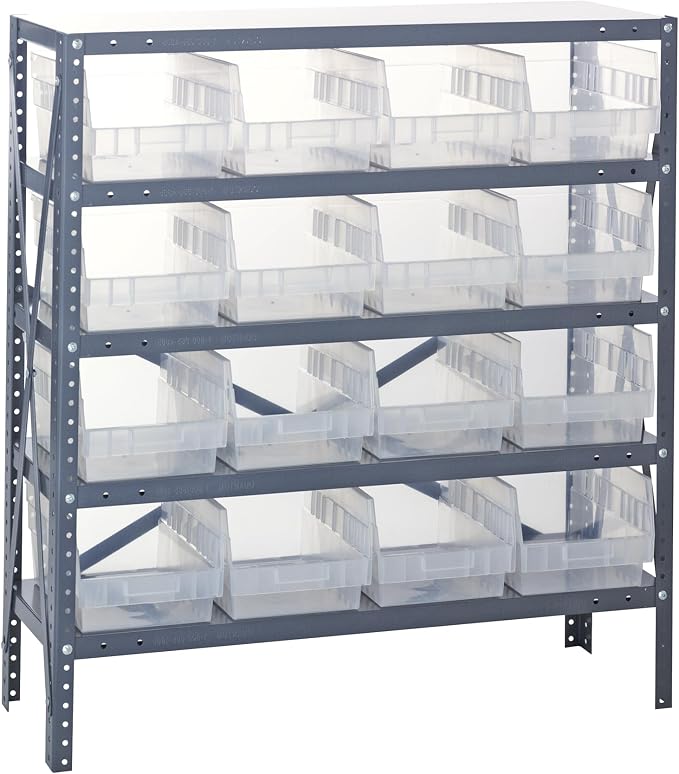 Quantum Storage Systems 1839-208CL Solid Heavy Duty 5 Shelves 16 Store-More by QuantumStorageSystems