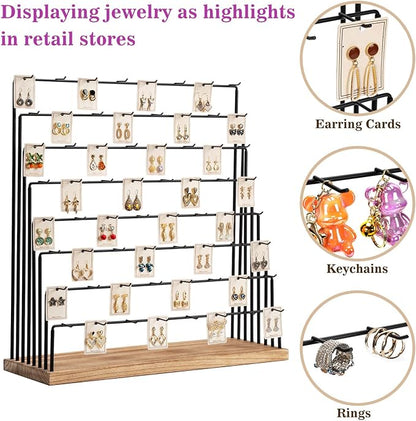 DGWJSU Earring Display Stands for Selling, Earring Rack Display Holder Stand - Image 2