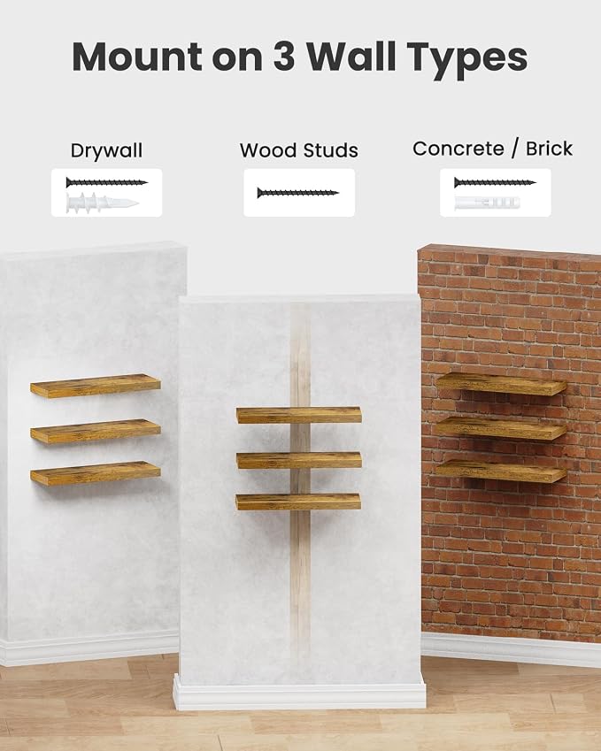 AMADA HOMEFURNISHING Floating Shelves, Wall Shelves - Image 7
