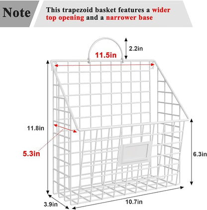 4 Packs Hanging Wall File Organizer - Image 5