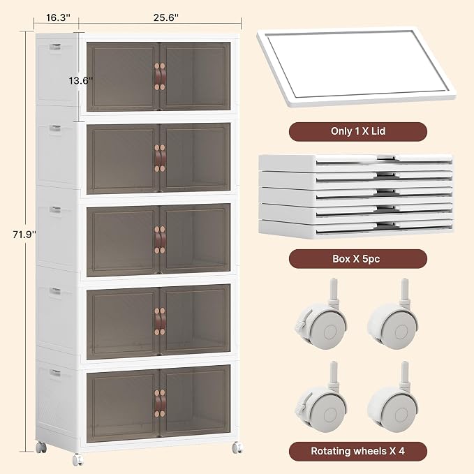 1120QT Extra Large Stackable Storage Bins - Image 2