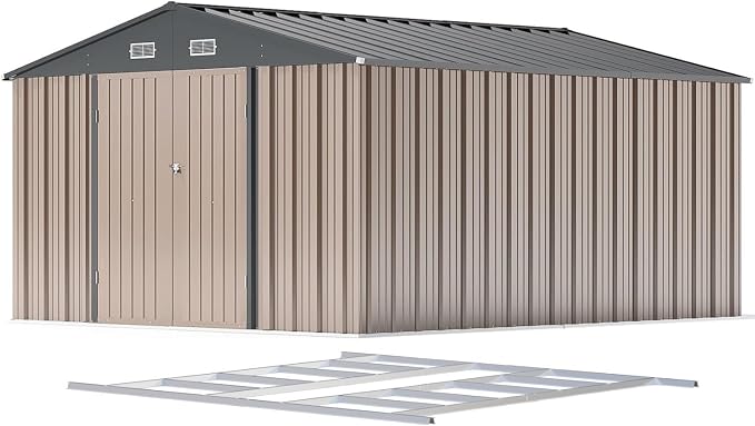 Patiowell 10 x 12 FT Outdoor Storage Shed by Patiowell