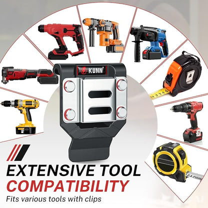 KUNN Drill Holder for Tool Belt, Drill Belt Clip & Tape Measure Holster | - Image 7