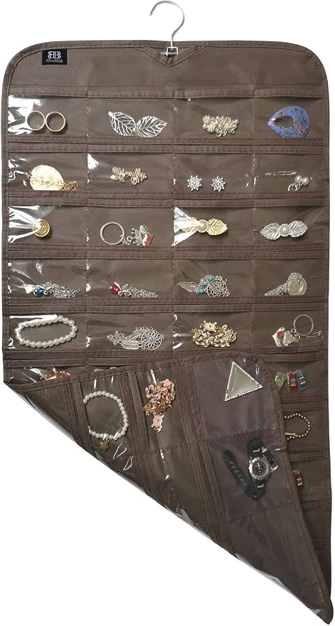 BB Brotrade Hanging Jewelry Organizer, Accessories Organizer, 80 Pocket - Image 3