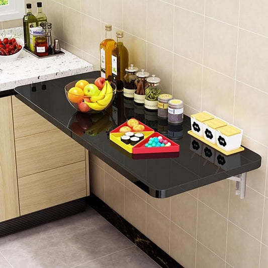 Wall Mounted Folding Wood Table, Folding Table by Unknown