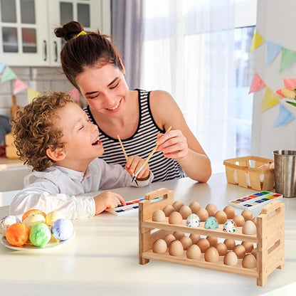 2-Tier Wooden Egg Holder - Image 8