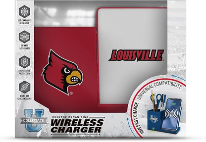 SOAR NCAA Unisex Cell Phone Wireless Charging Stand and Desktop Organizer - Image 3