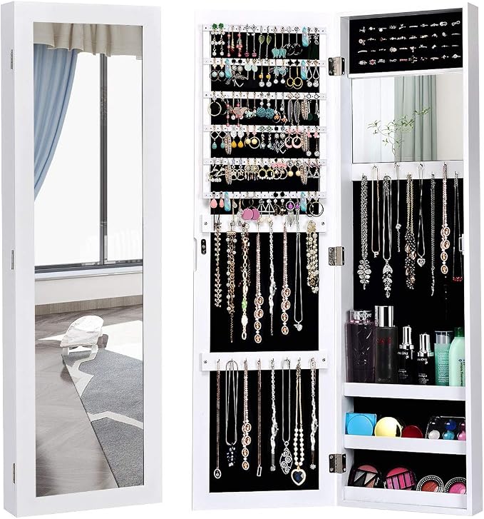 Giantex Wall Mounted Jewelry Cabinet by Giantex