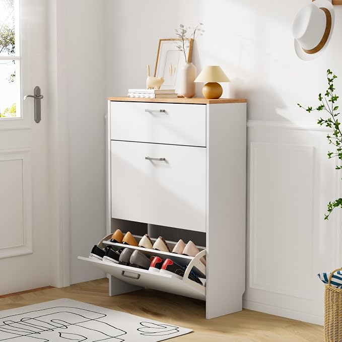 VINGLI Shoe Cabinet Storage for Entryway Ultra Slim by VINGLI
