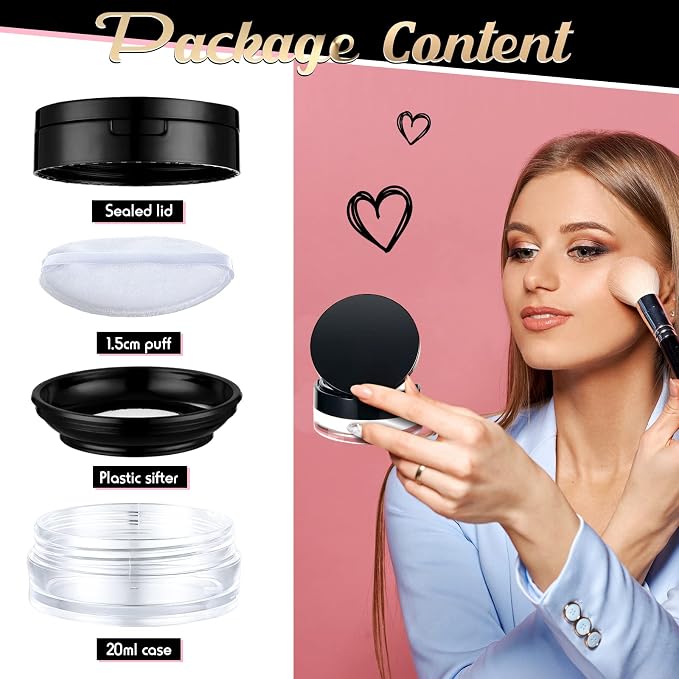 Cunhill 2 Pcs Loose Powder Container - Image 4