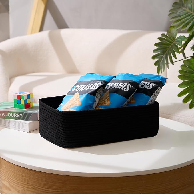 Large Shallow Organizing Baskets 15x11x5.1 Inches - Image 5