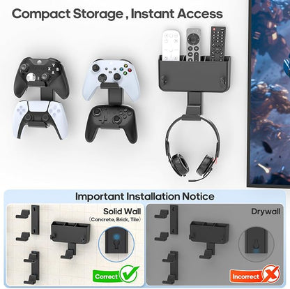 Controller & Headset & Remote Holder Wall Mount - Image 2
