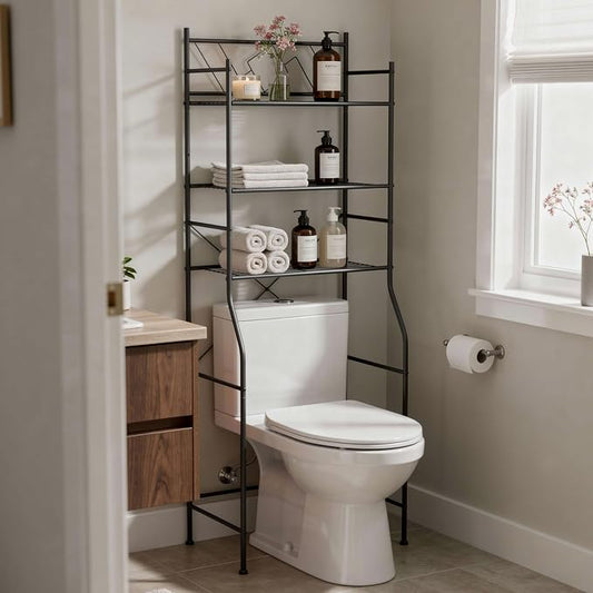 Home Zone Living Over-the-Toilet Bathroom Storage Cabinet Organizer | by HomeZoneLiving