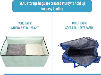 VENO 4 Pack Moving Bags and Large Christmas Decoration Storage Bins - Image 6