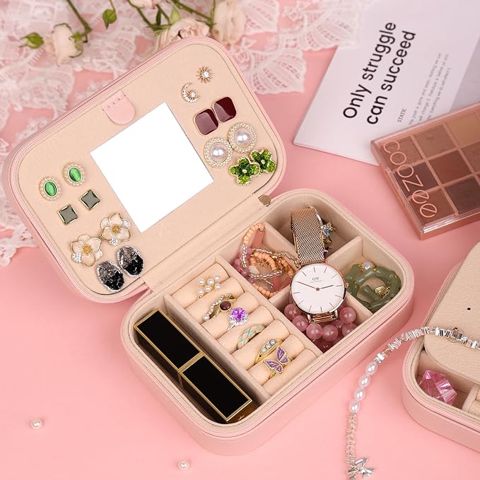 TopPerfekt Travel Jewelry Case Travel Jewelry Box - Image 6