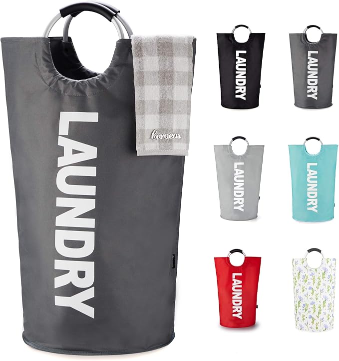 Caroeas 100L Laundry Basket, Large Laundry Hamper, Laundry Bag by Caroeas