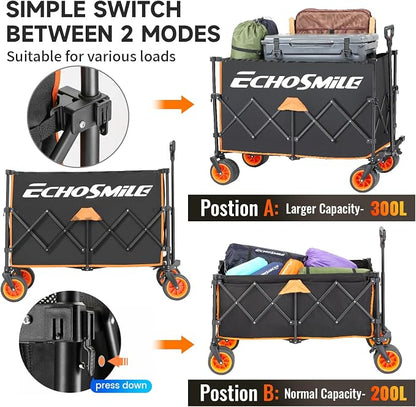 EchoSmile Collapsible Foldable Extended Wagon - Image 6