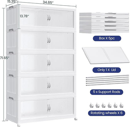 1200QT Extra Large Stackable Storage Bins - Image 2