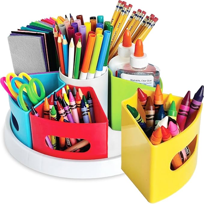 Hapinest Rotating Art Supply Organizer by Hapinest
