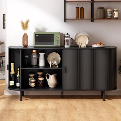 63" Sideboard Buffet Cabinet - Image 4