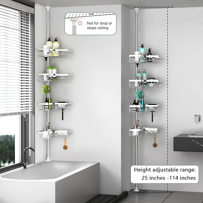 DAOYA Shower Caddy Tension Pole - Image 6