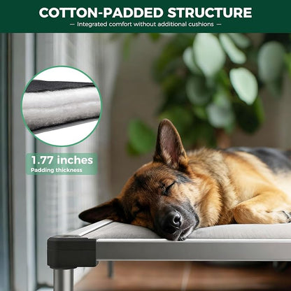 FXW TitanNest Chew-Proof Elevated Dog Bed, Raised Cot - Image 3