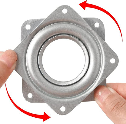 2 Pack 2" Lazy Susan Turntable 200 LBS pounds Steel Ball Bearing Rotating Tray - Image 2