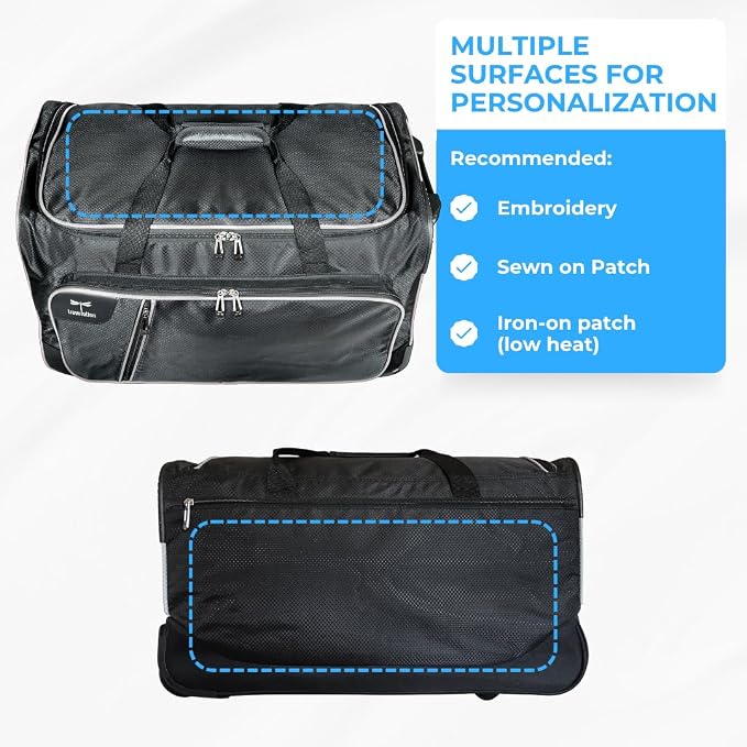 Travolution Dance Bag with Garment Rack, 24 Inch Rolling Duffel With Wheels - Image 6
