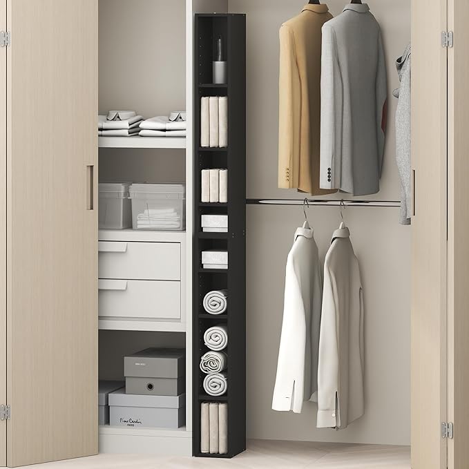 Furinno Fulda 8-Tier Closet Organizers and Storage, Open Shelf, Storage by Furinno-FitsYourSpaceFitsYourBudget