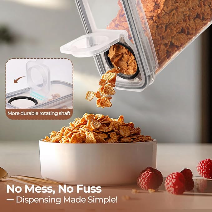 ComSaf 6.7Qt Cereal Storage Container Set of 2 - Image 5