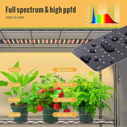 Indoor Greenhouse with Grow Light and Shelves - Image 7
