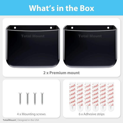 TotalMount Hole-Free Remote Holders – Eliminate Need to Drill Holes in Your Wall - Image 9
