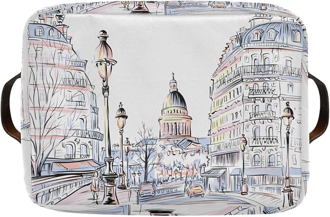 ZAZYXTJ Pari Eiffel Tower Storage Basket - Image 8