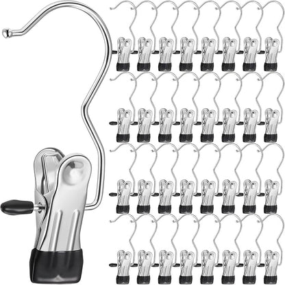 Yinder 250 Pcs Boot Hangers Clips Laundry Hooks Hanging Stainless Steel Clothes by Yinder