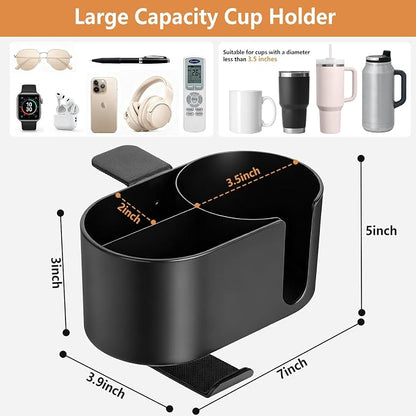 MYITYARD 4 in 1 Desk Cup Holder, Clamp On Drink Holder - Image 2