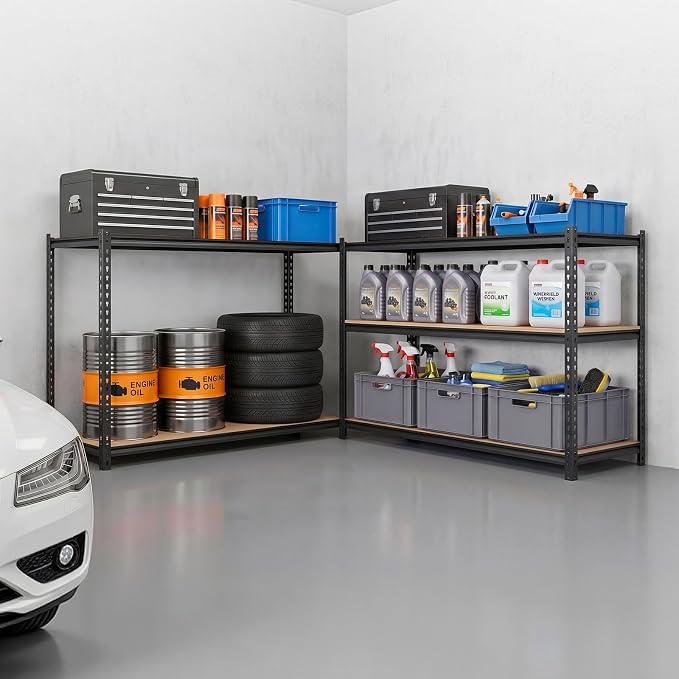 VEVOR Storage Shelves, 5-Tier Adjustable, 3000 lbs Capacity Heavy Duty | - Image 2