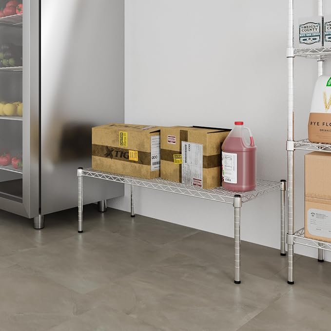 18" Deep x 42" Wide x 14" Height Wire Shelving Kit | 1-Tier | NSF Commercial - Image 6