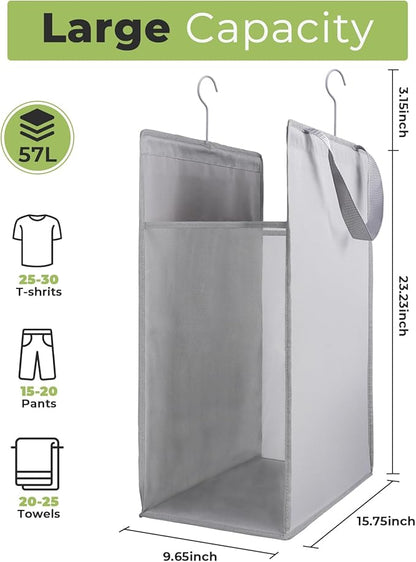 FENTEC Fentec Hanging Laundry Hamper, Hanging Laundry Basket, Slim Laundry - Image 2