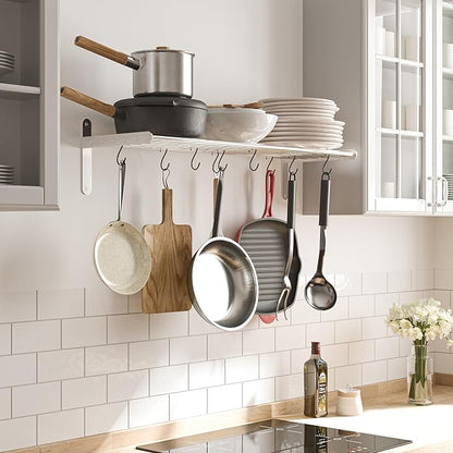 Wallniture Lyon Kitchen Organization and Storage Rack, Stainless Steel Metal - Image 4