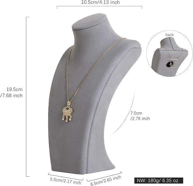 GemeShou Grey necklace storage organizer - Image 5