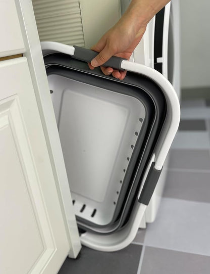 SAMMART 42L Collapsible Plastic Laundry Basket - Image 3