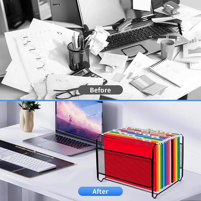 12 Pack Hanging File Folders, Letter Size - Image 6