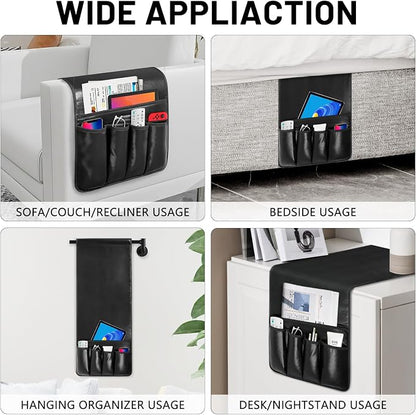 Non-slip Couch Organizer Armchair Caddy, Artificial Leather TV Remote Control - Image 3