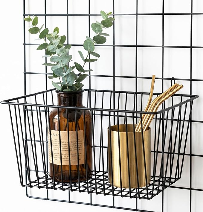 4pcs Hanging Wire Basket Set - Image 4