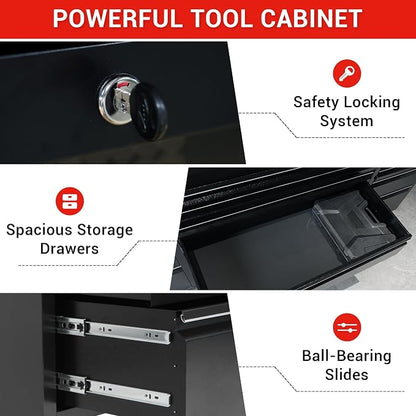 CT Copper Tailor 72-inch Rolling Tool Chest Cabinet - Image 3