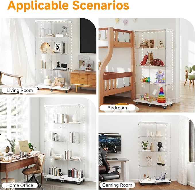 Tempered Glass Display Cabinet - Image 8