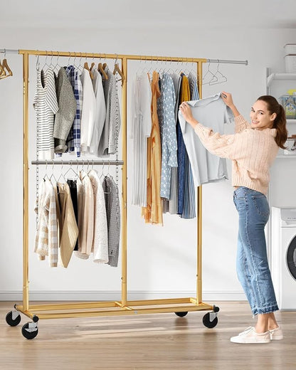 Hanging Closet Rod, Adjustable Width and Height Closet Rods Extender, 17-40inch - Image 8
