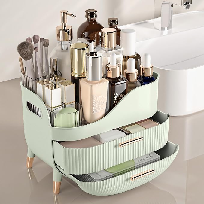 Makeup Organizer with Drawers, Skincare Organizer - Image 2